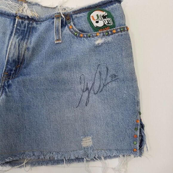 Miami Hurricanes Greg Olsen Autographed Shorts - Picture 9 of 11